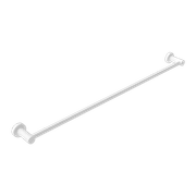 Mecca Single Towel Rail 800mm Matte White gallery detail image