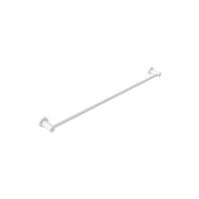 Mecca Single Towel Rail 800mm Matte White gallery detail image