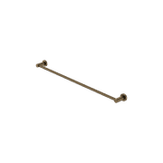 Mecca Single Towel Rail 800mm Tumbled Antique Brass gallery detail image