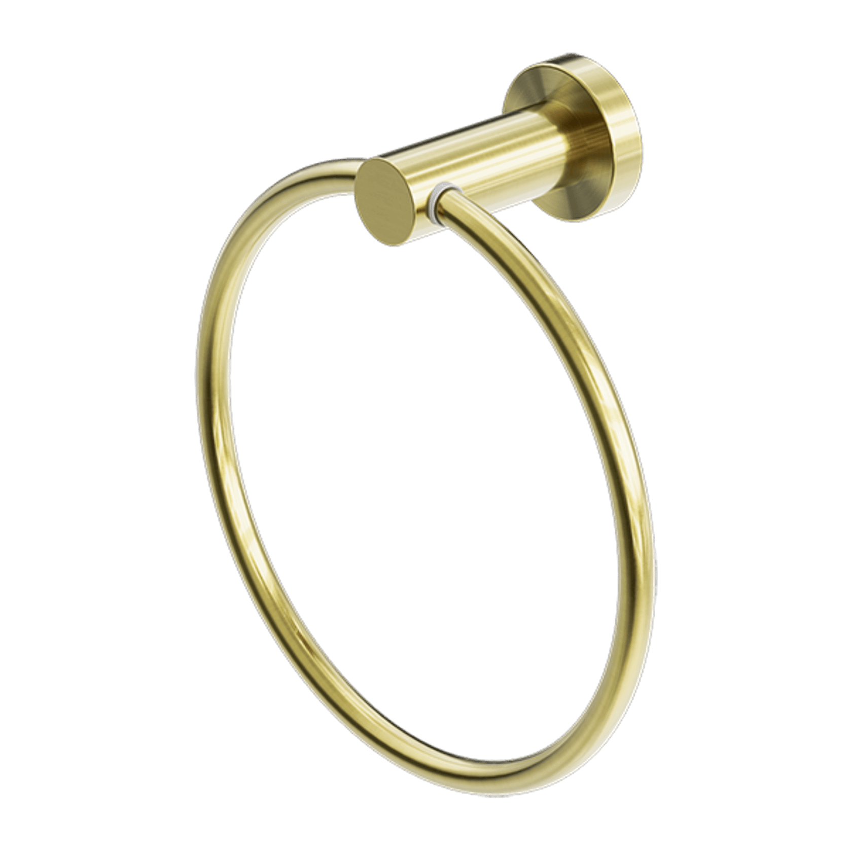 Mecca Hand Towel Ring Brushed Gold gallery detail image