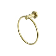 Mecca Hand Towel Ring Brushed Gold gallery detail image