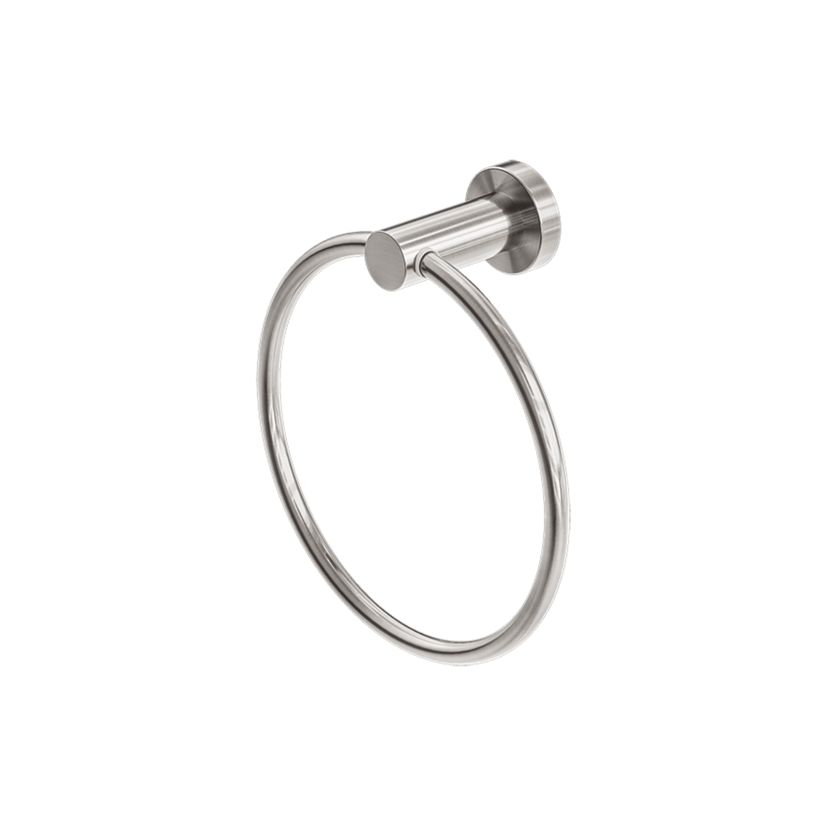 Mecca Hand Towel Ring Brushed Nickel gallery detail image