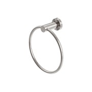 Mecca Hand Towel Ring Brushed Nickel gallery detail image