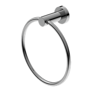 Mecca Hand Towel Ring Chrome gallery detail image