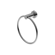 Mecca Hand Towel Ring Chrome gallery detail image