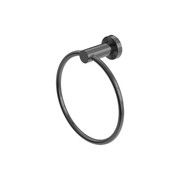 Mecca Hand Towel Ring Gun Metal gallery detail image