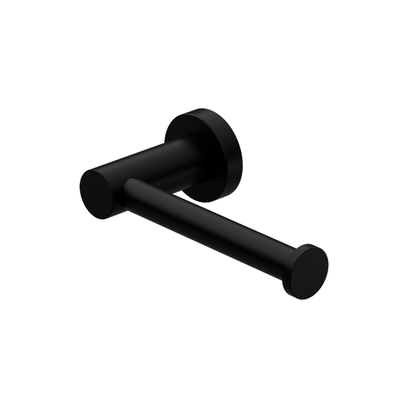 Mecca Toilet Roll Holder Matte Black gallery detail image