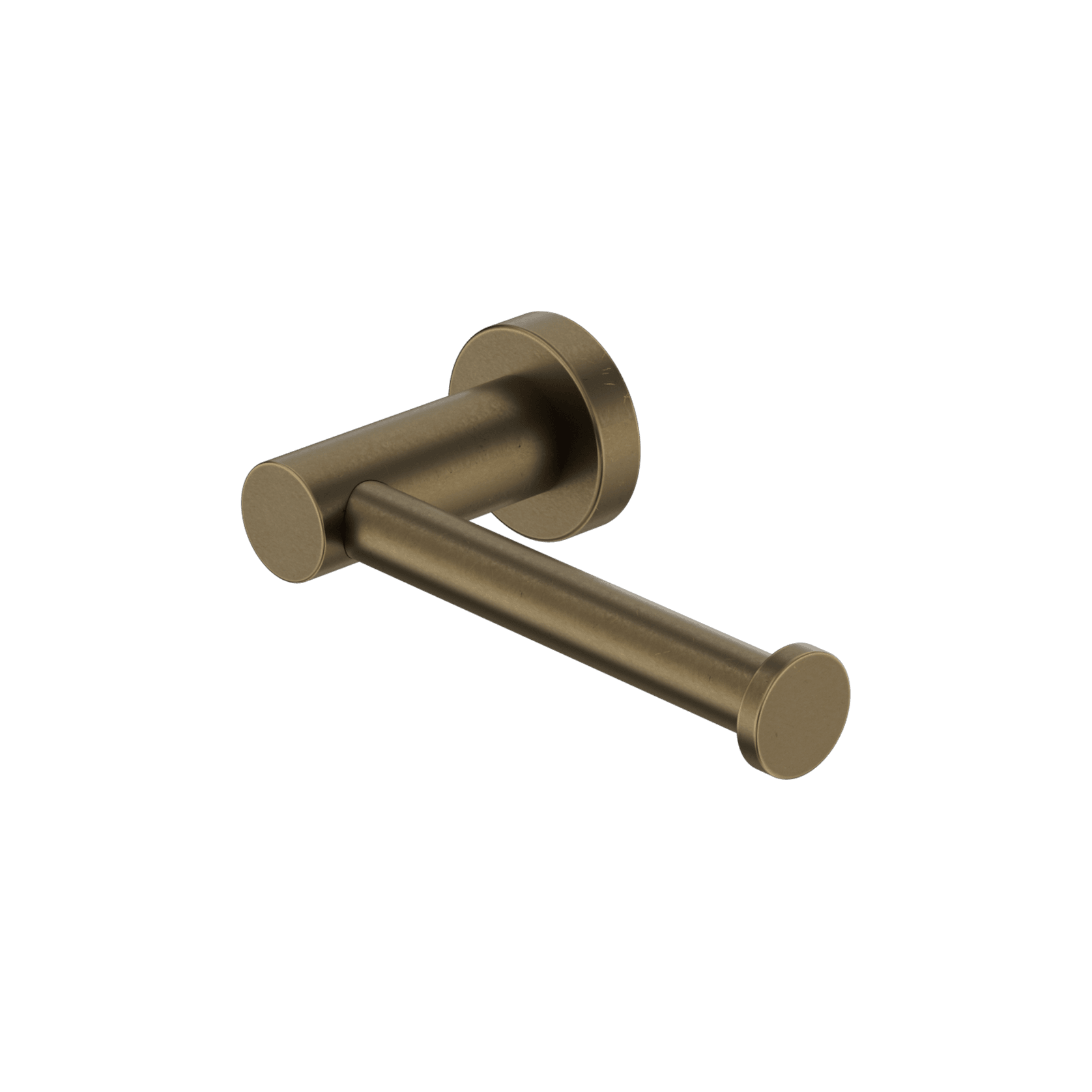 Mecca Toilet Roll Holder Tumbled Antique Brass gallery detail image