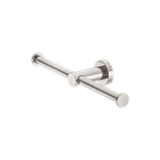 Mecca Double Toilet Roll Holder Brushed Nickel gallery detail image