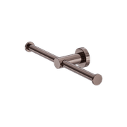 Mecca Double Toilet Roll Holder Brushed Bronze gallery detail image