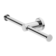 Mecca Double Toilet Roll Holder Chrome gallery detail image