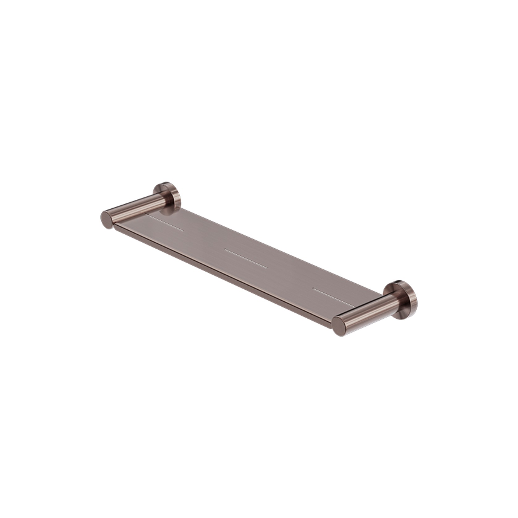 Mecca Metal Shower Shelf Brushed Bronze gallery detail image