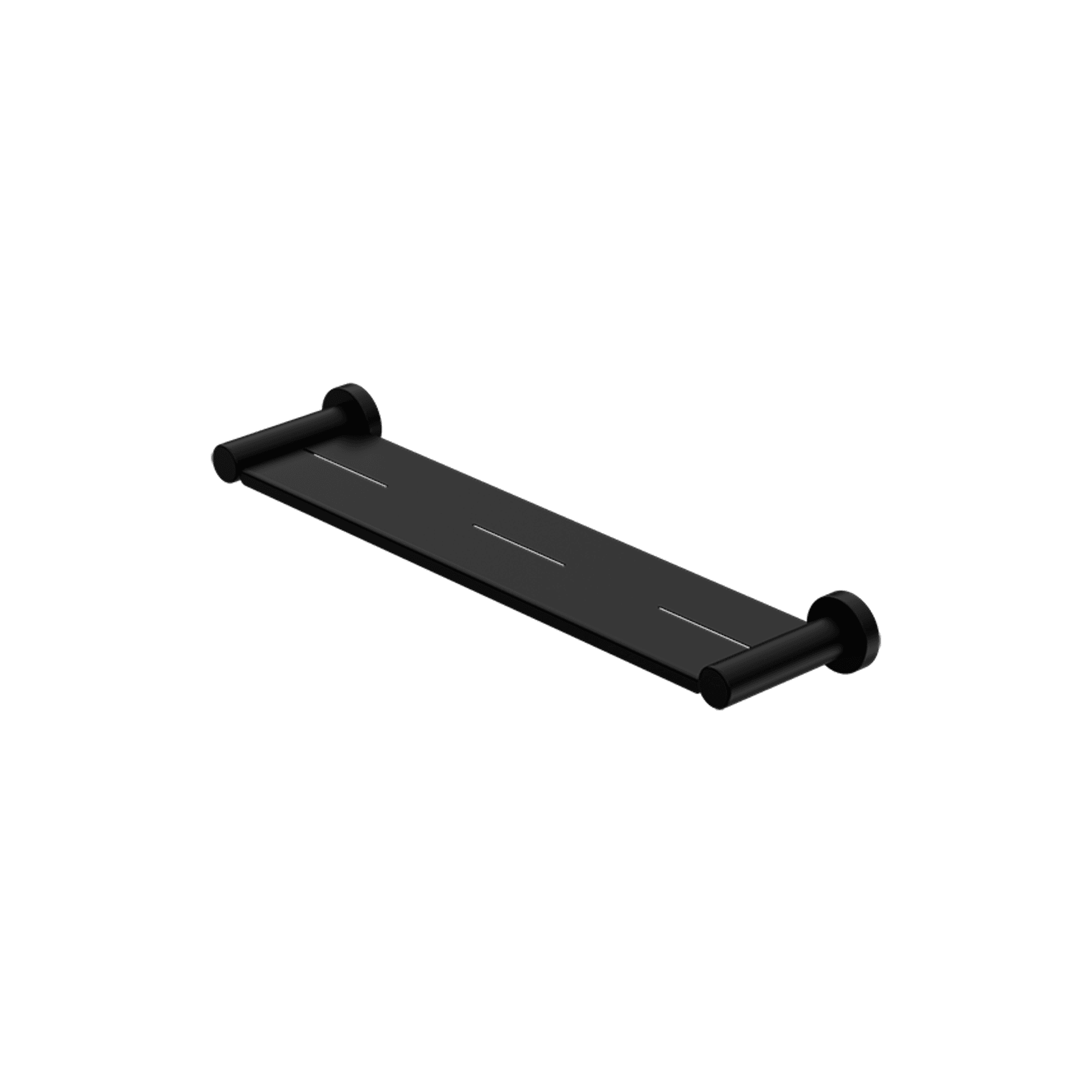 Mecca Metal Shower Shelf Matte Black gallery detail image