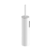 Mecca Toilet Brush Holder Matte White gallery detail image