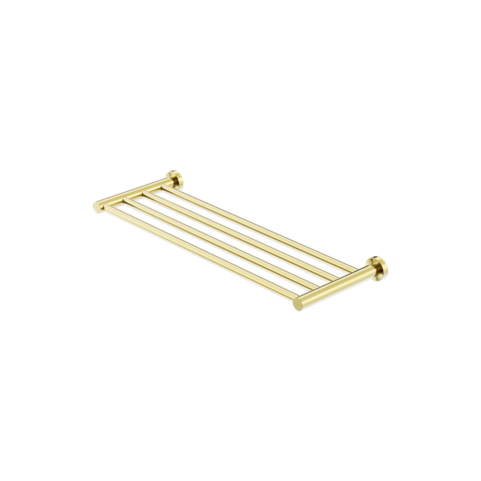 Mecca Towel Rack Brushed Gold gallery detail image