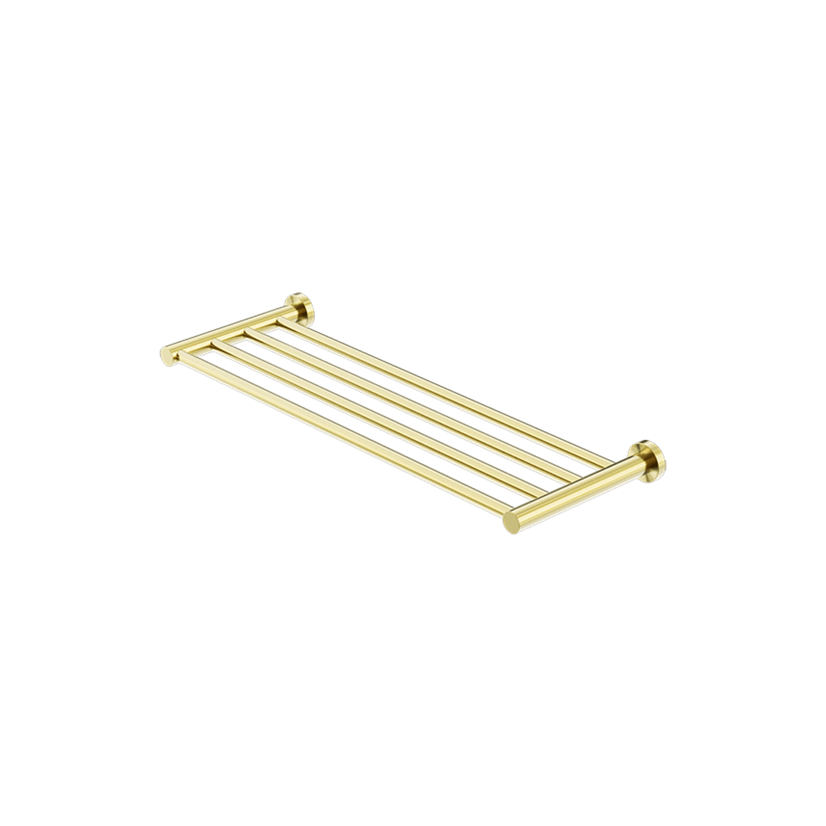 Mecca Towel Rack Brushed Gold gallery detail image