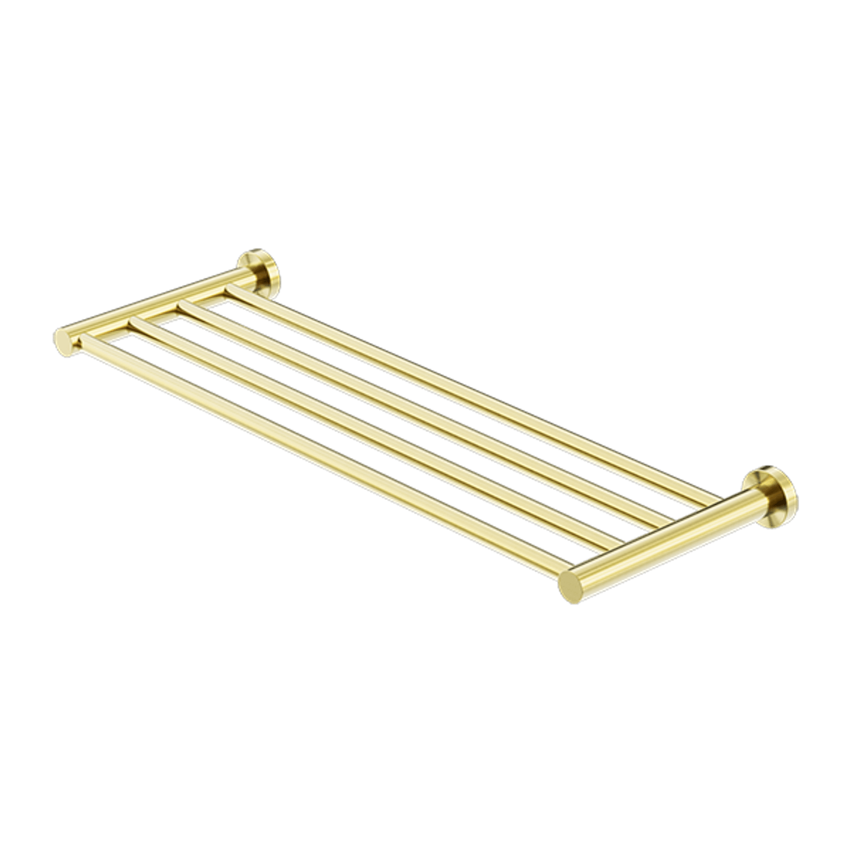 Mecca Towel Rack Brushed Gold gallery detail image
