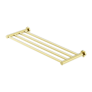 Mecca Towel Rack Brushed Gold gallery detail image