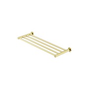Mecca Towel Rack Brushed Gold gallery detail image