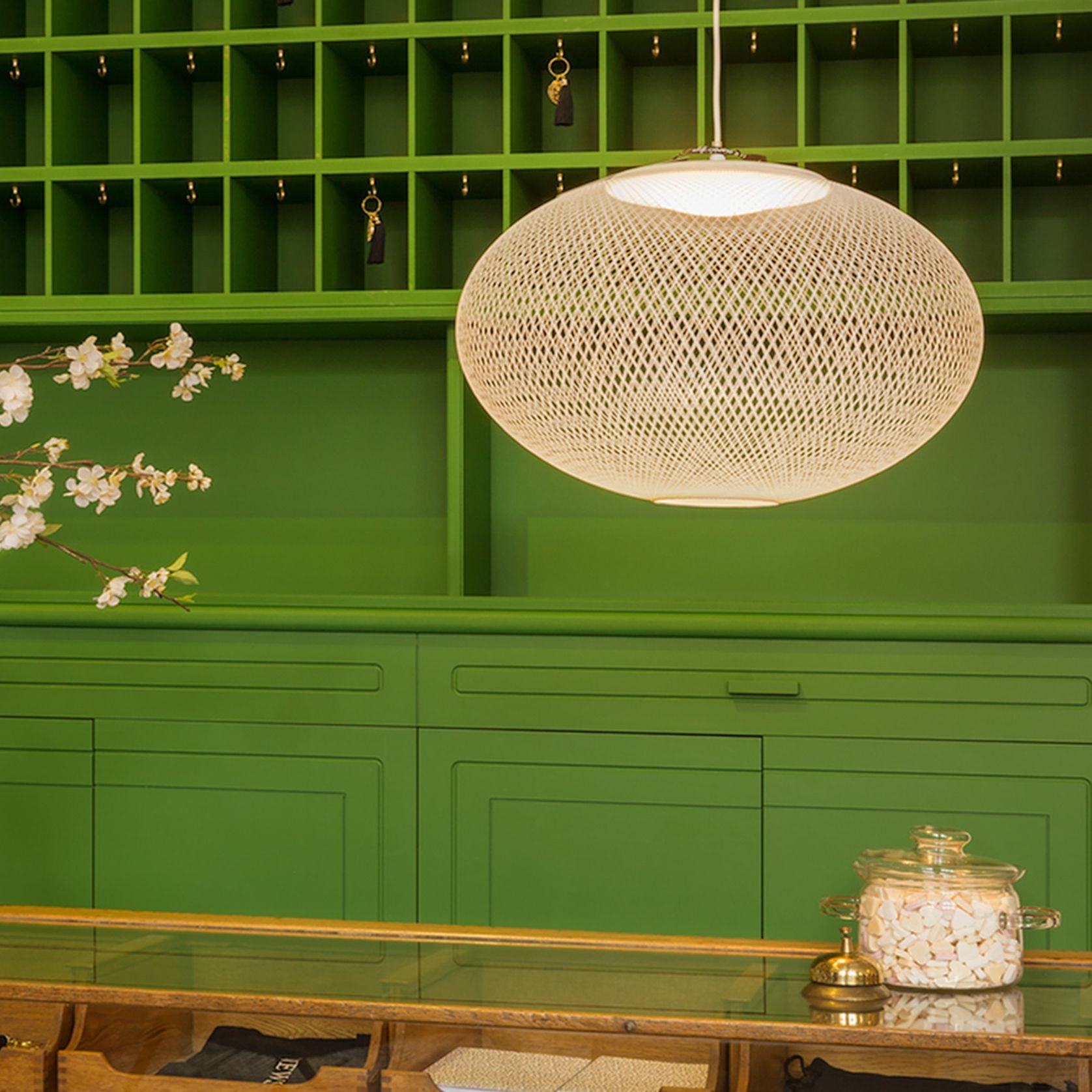 NR2 Medium Suspension Lamp - Black gallery detail image