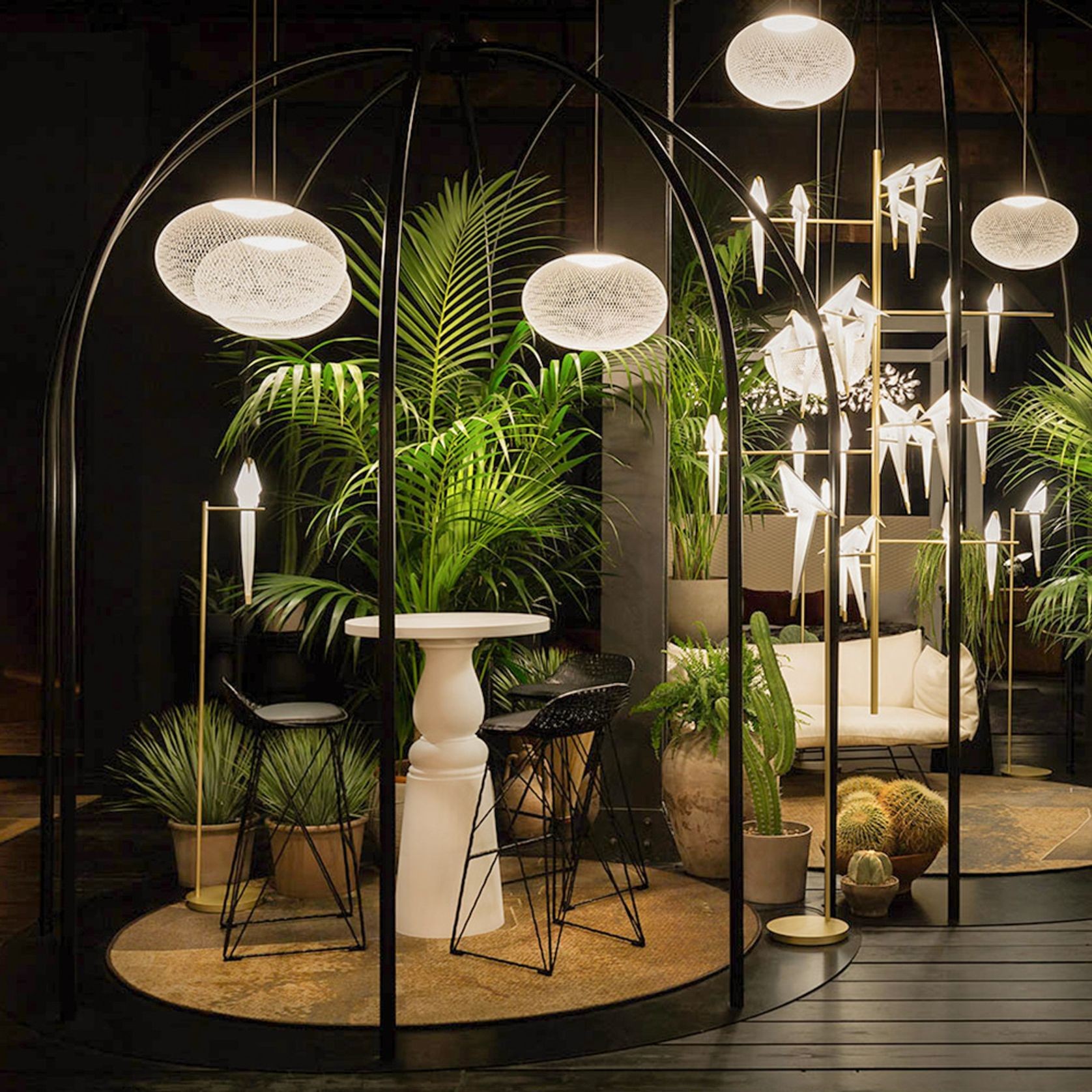 NR2 Medium Suspension Lamp - White gallery detail image