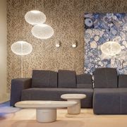 NR2 Medium Suspension Lamp - White gallery detail image