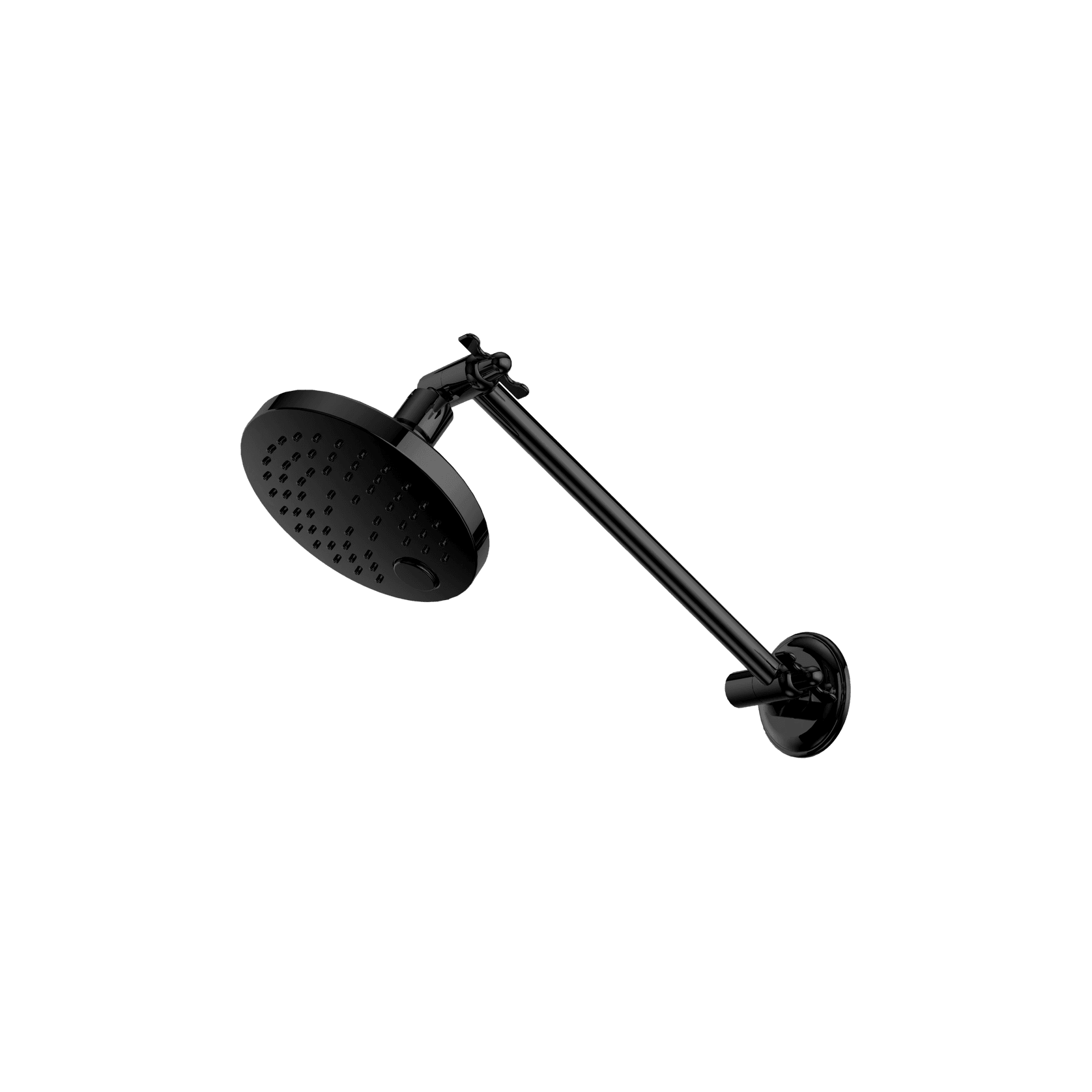 X Plus All Direction Shower Head Matte Black gallery detail image