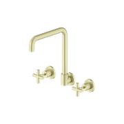 X Plus Wall Kitchen Set Swivel Spout Brushed Gold gallery detail image