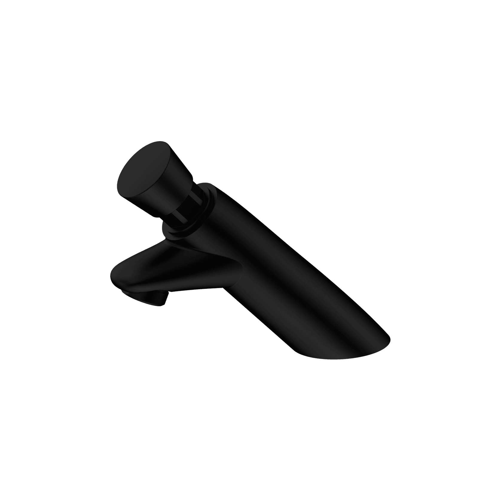 SS316 Lead Free Timeflow Push Button Pillar Tap PVD Black gallery detail image