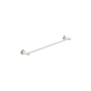 Dolce II Single Towel Rail 600mm Brushed Nickel gallery detail image