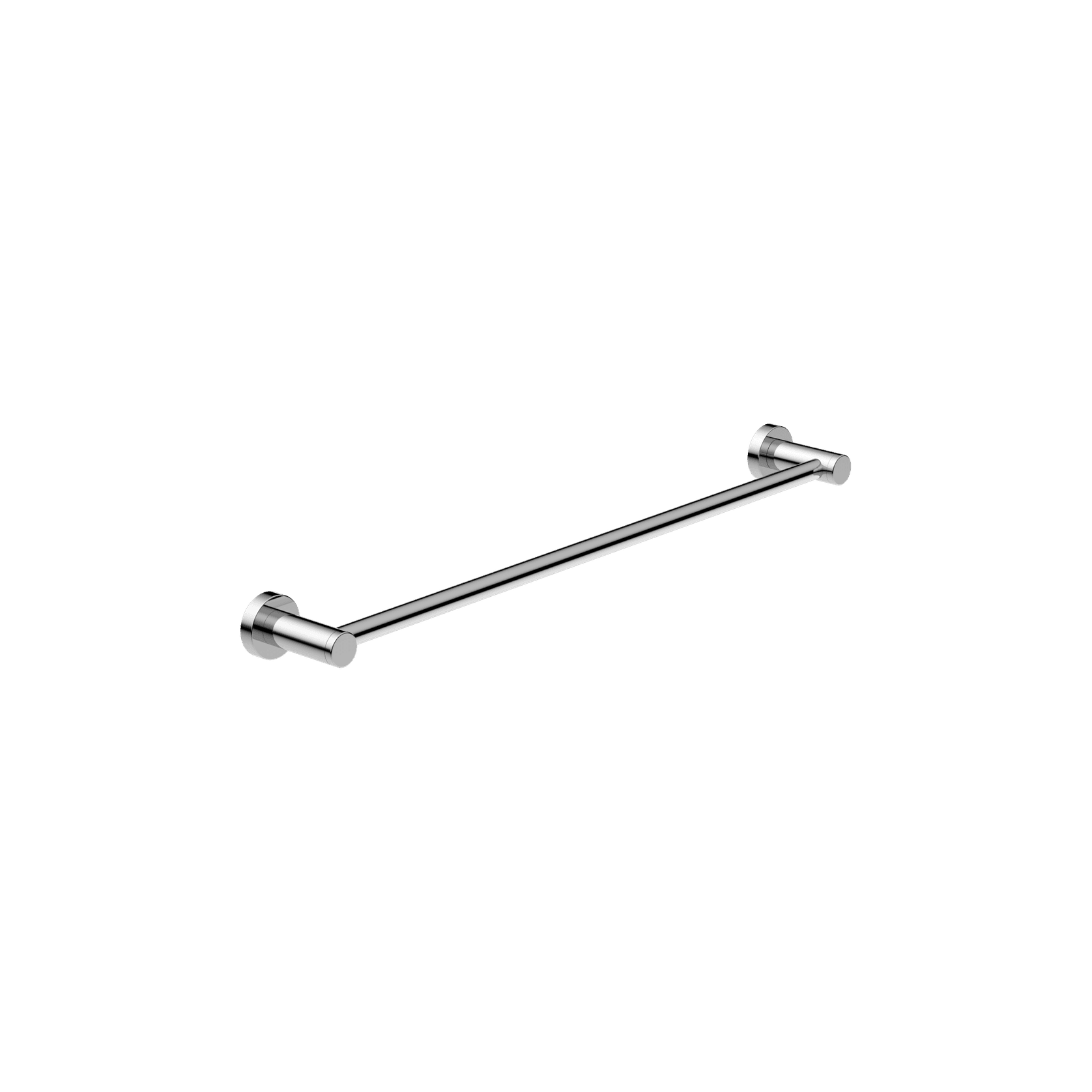 Dolce II Single Towel Rail 600mm Chrome gallery detail image