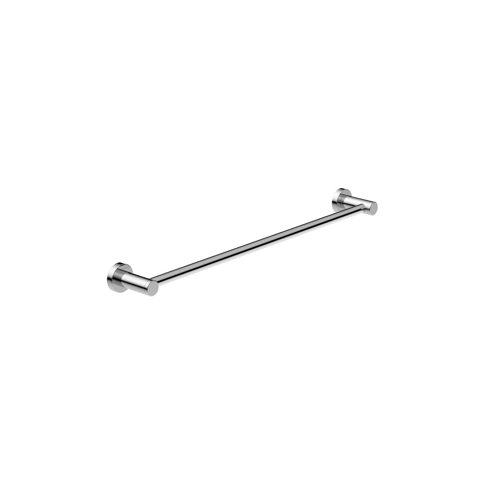 Dolce II Single Towel Rail 800mm Chrome gallery detail image