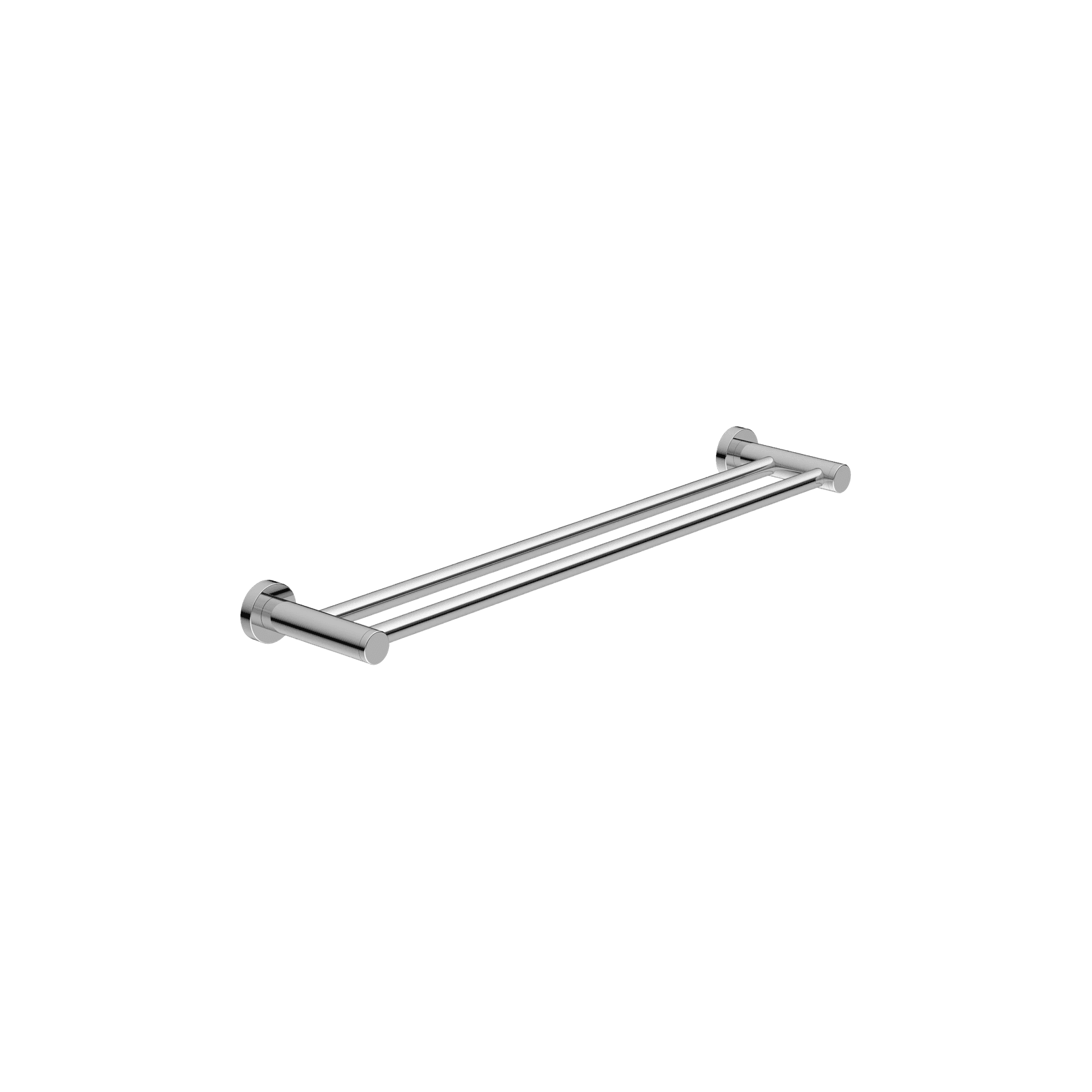 Dolce II Double Towel Rail 800mm Chrome gallery detail image