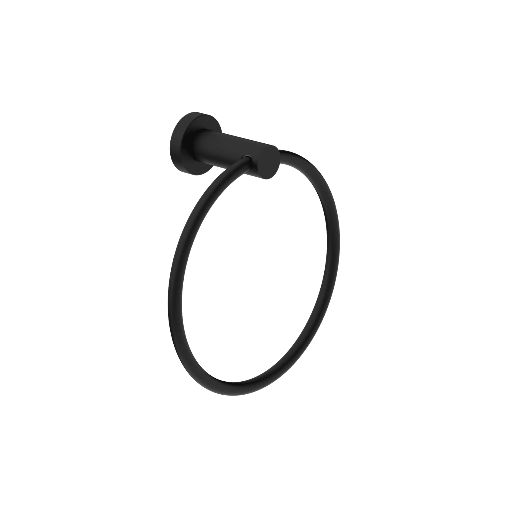 Dolce II Hand Towel Ring Matte Black gallery detail image