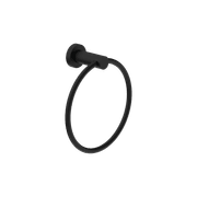 Dolce II Hand Towel Ring Matte Black gallery detail image
