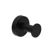 Dolce II Robe Hook Matte Black gallery detail image