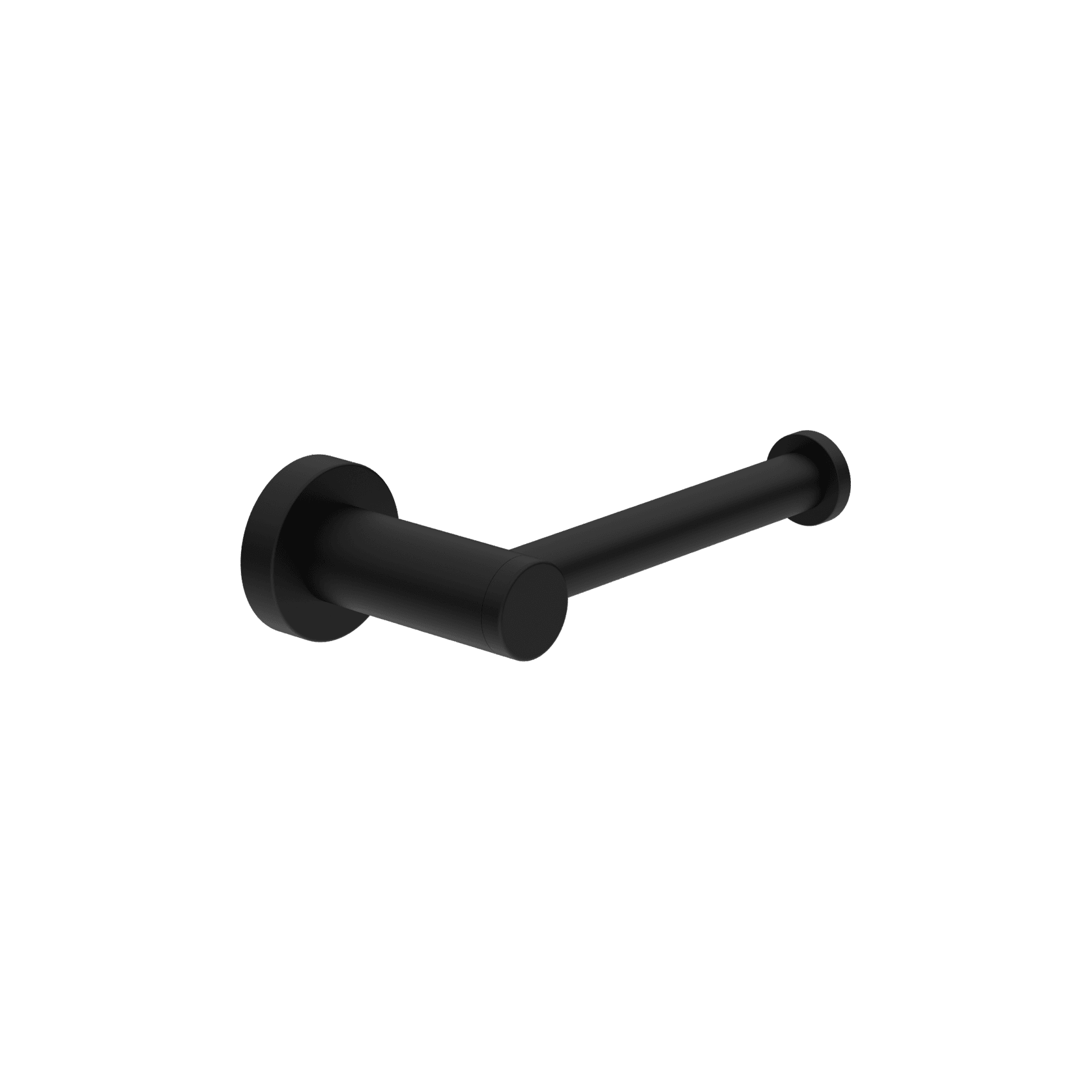 Dolce II Toilet Roll Holder Matte Black gallery detail image