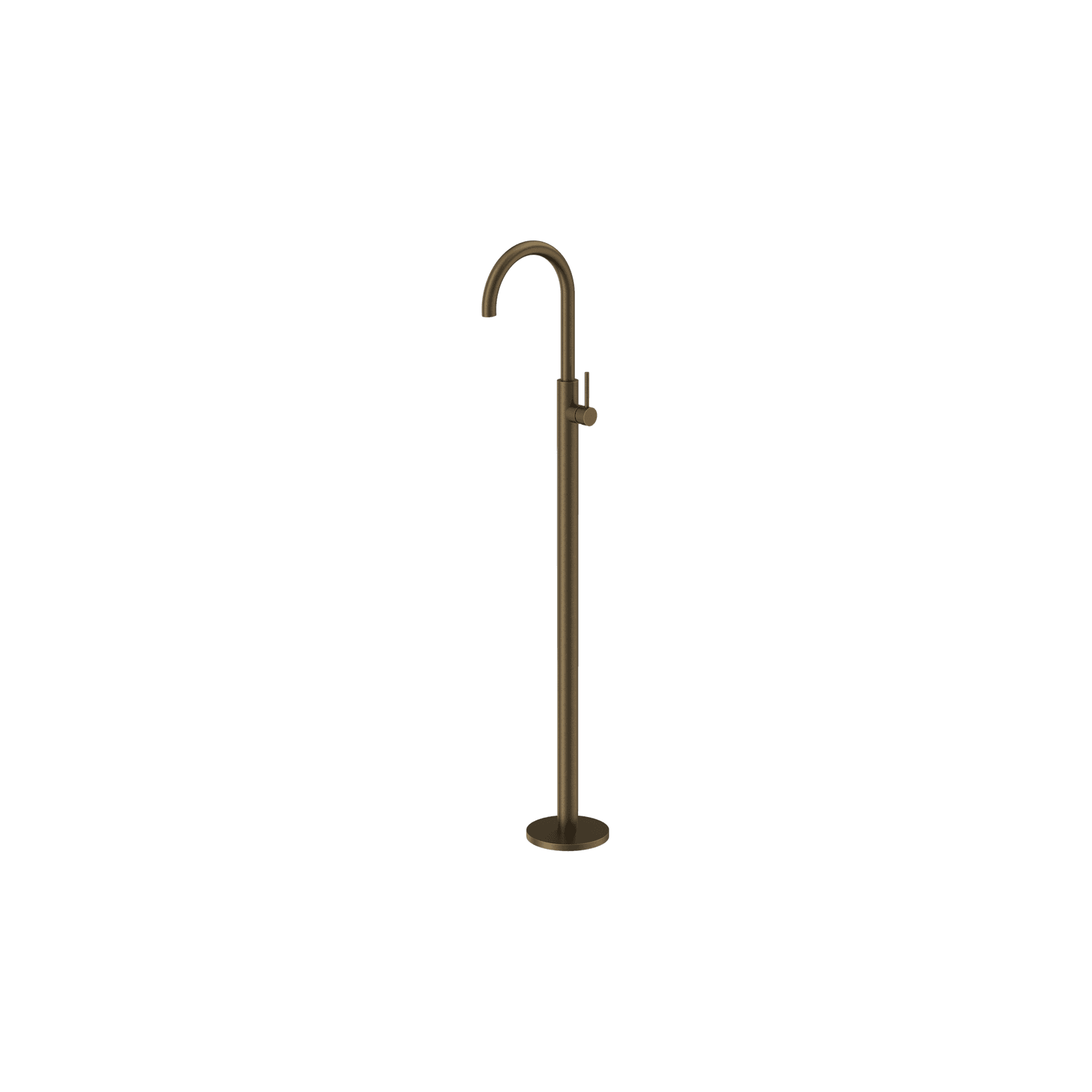 Mecca Freestanding Bath Mixer Tumbled Antique Brass gallery detail image