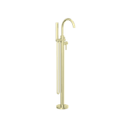 Mecca Round Freestanding Mixer With Hand Shower Brushed Gold gallery detail image