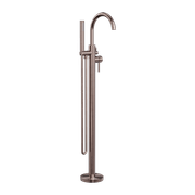 Mecca Round Freestanding Mixer With Hand Shower Brushed Bronze gallery detail image