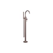 Mecca Round Freestanding Mixer With Hand Shower Brushed Bronze gallery detail image