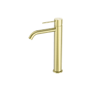 Mecca Tall Basin Mixer Brushed Gold gallery detail image