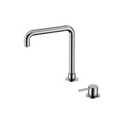 Mecca Hob Basin Mixer Square Swivel Spout Chrome gallery detail image