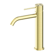 Mecca Mid Tall Basin Mixer Brushed Gold gallery detail image