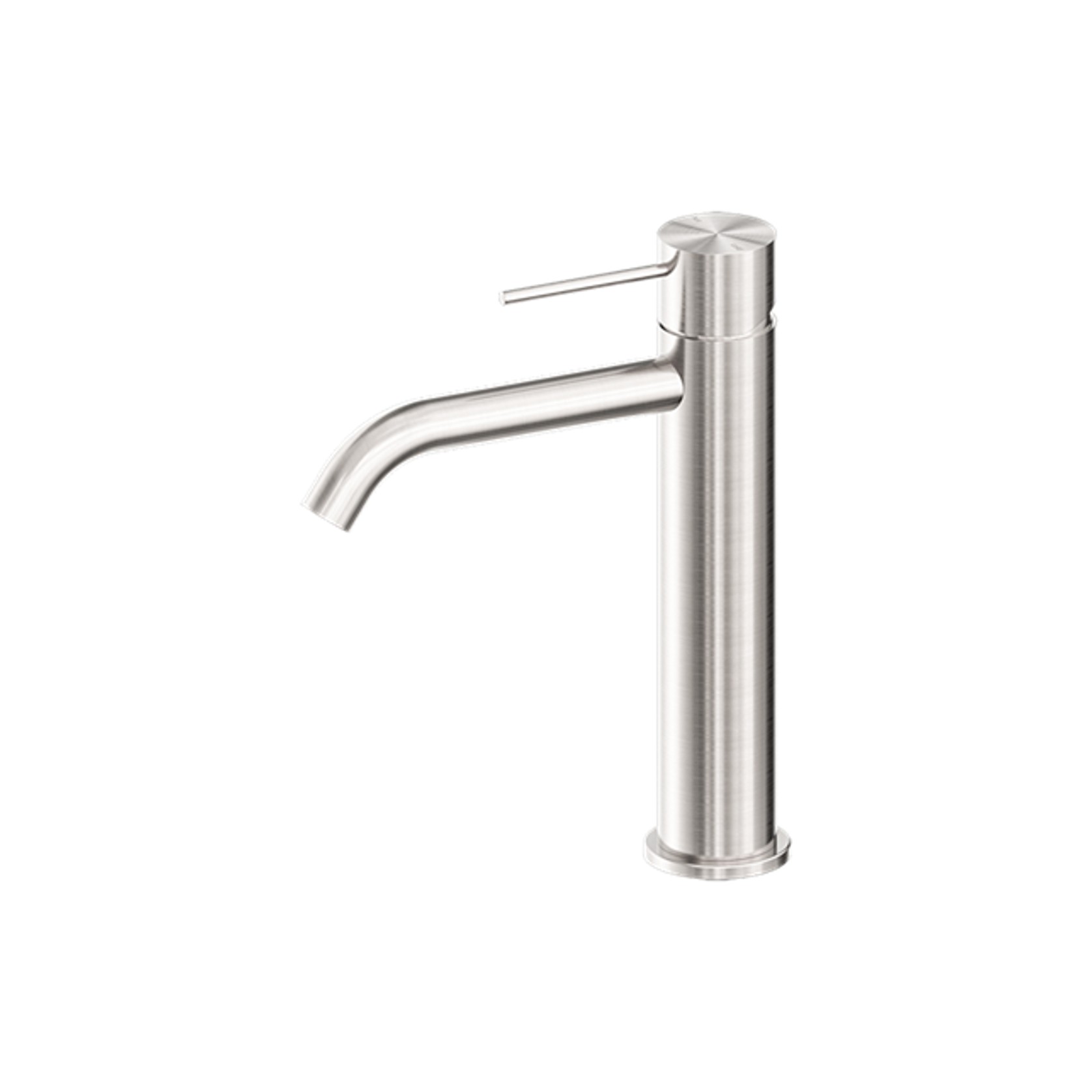 Mecca Mid Tall Basin Mixer Brushed Nickel gallery detail image