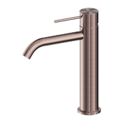 Mecca Mid Tall Basin Mixer Brushed Bronze gallery detail image