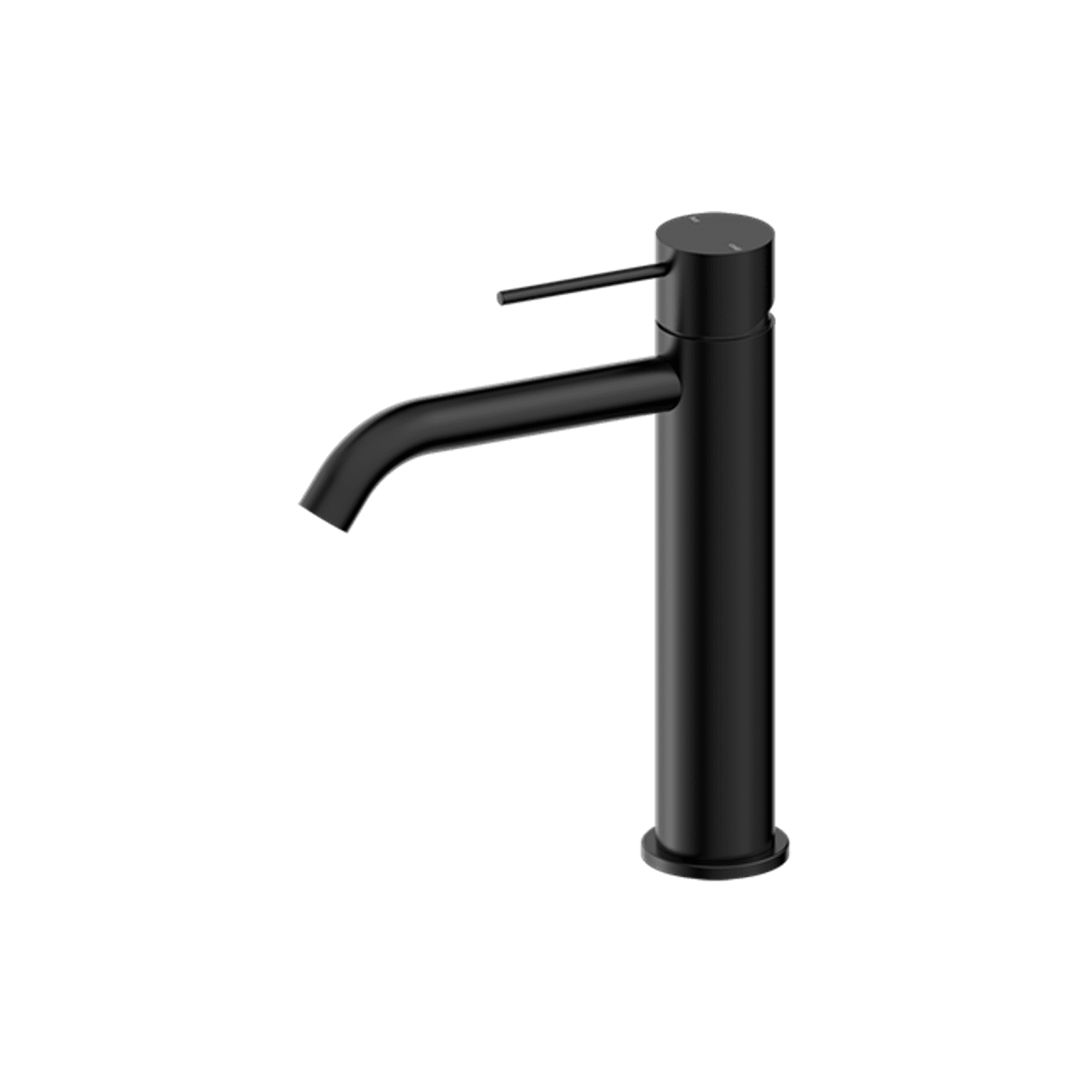 Mecca Mid Tall Basin Mixer Matte Black gallery detail image