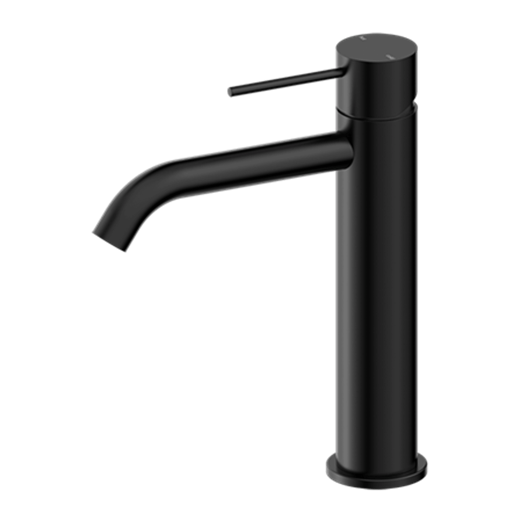Mecca Mid Tall Basin Mixer Matte Black gallery detail image