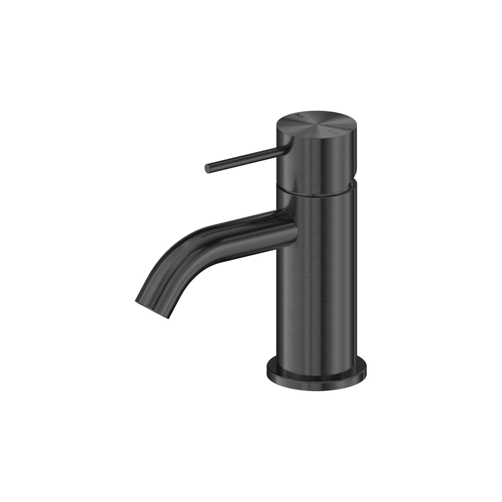 Mecca Mini Basin Mixer Gun Metal gallery detail image
