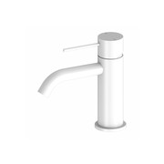 Mecca Basin Mixer Matte White gallery detail image